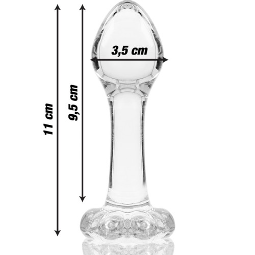 Nebula Series Model 2 Transparent Crystal Plug 11 cm