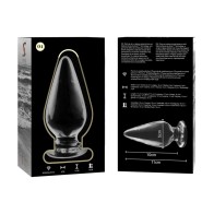 Plug Cristal Transparente Nebula para Juego Anal