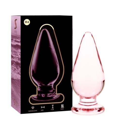 Nebula Series Model 4 Pink Crystal Plug 11 cm