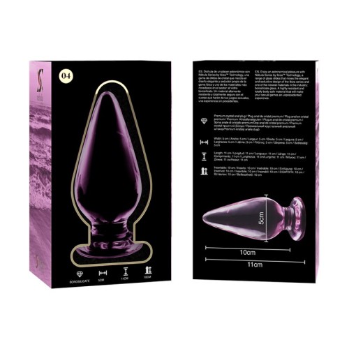 Nebula Series Model 4 Pink Crystal Plug 11 cm