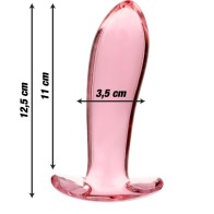 Model 5 Pink Glass Plug