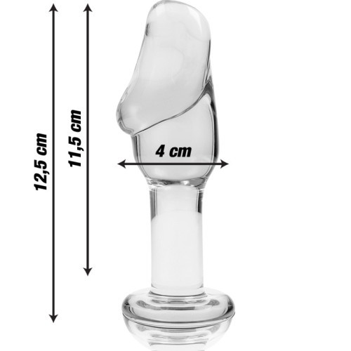 Model 6 Transparent Glass Plug