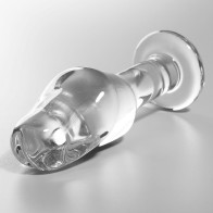 Model 6 Transparent Glass Plug