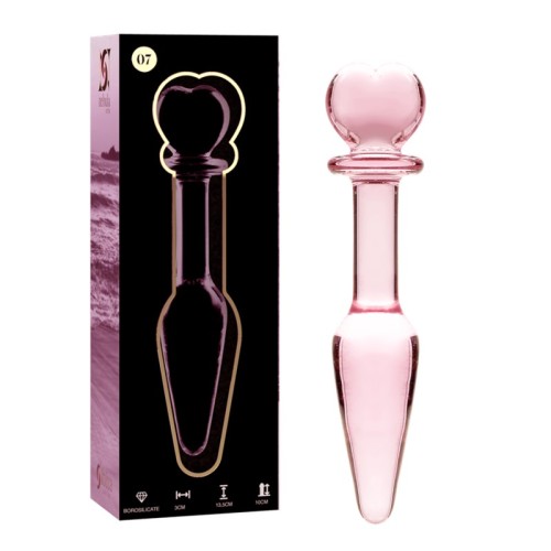 Modelo 7 Plug Cristal Rosa 13.5 Cm