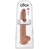 Realistic Penis with Testicles 35.6 Cm - Ultimate Experience