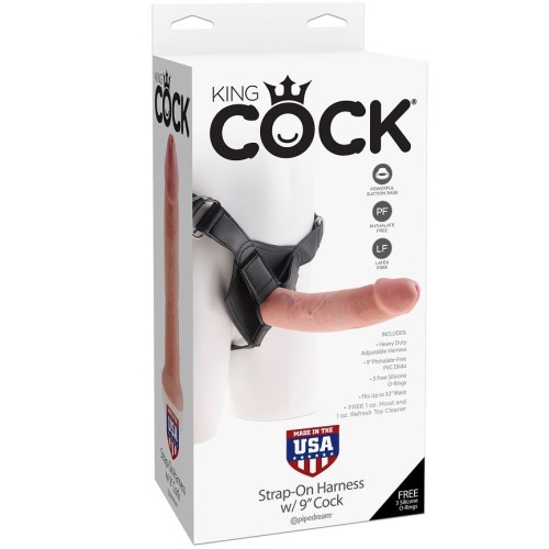 Harness Con Pene Realístico Natural King Cock 22.9 Cm