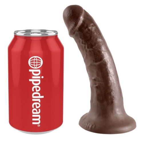 King Cock Realistic Brown Dildo 6 Inch