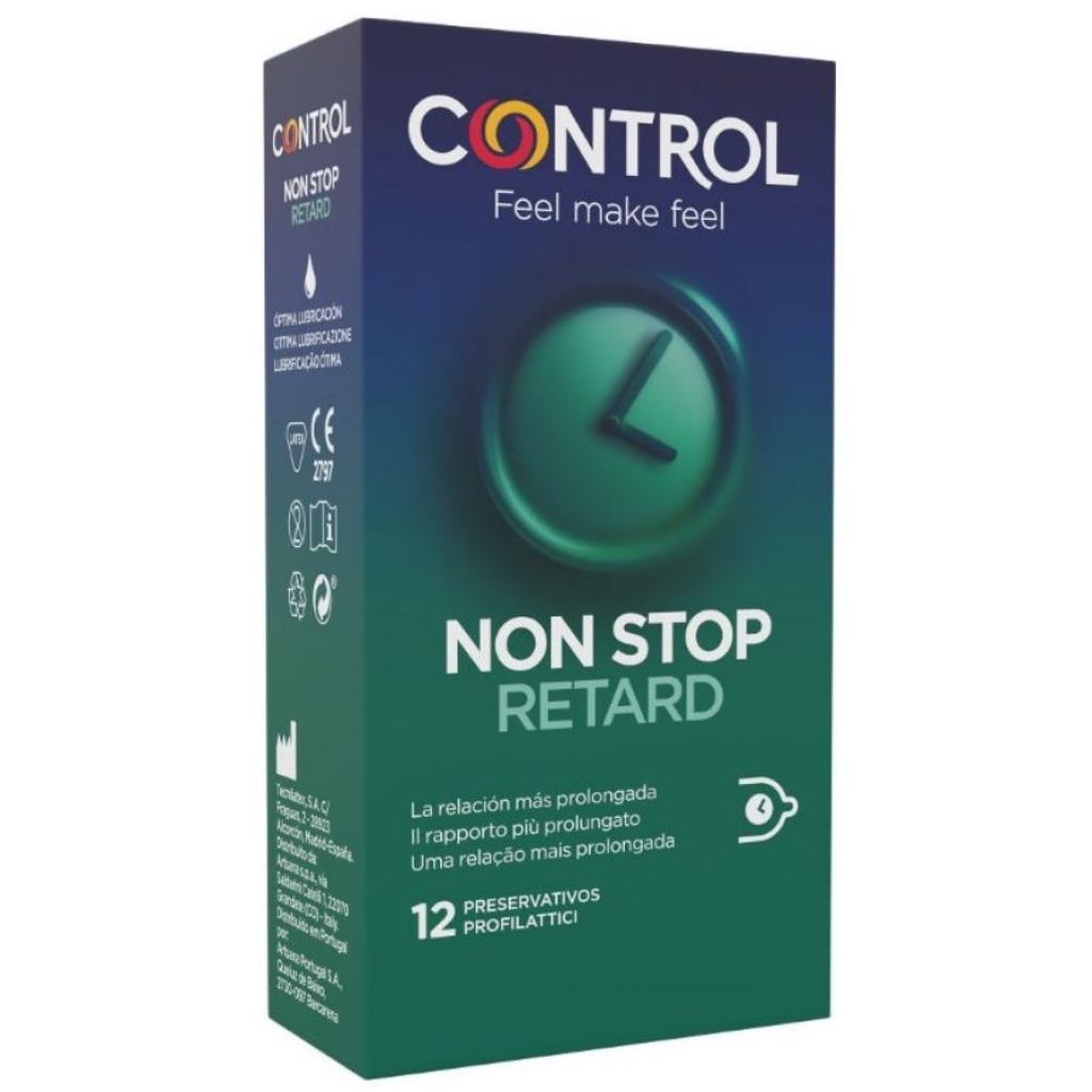 Preservativos Control Non Stop Retard 12 Unidades