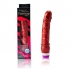 Vibrador Realista Rojo Morado 23 Cm