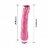 Vibrador Realista Rojo Morado 23 Cm