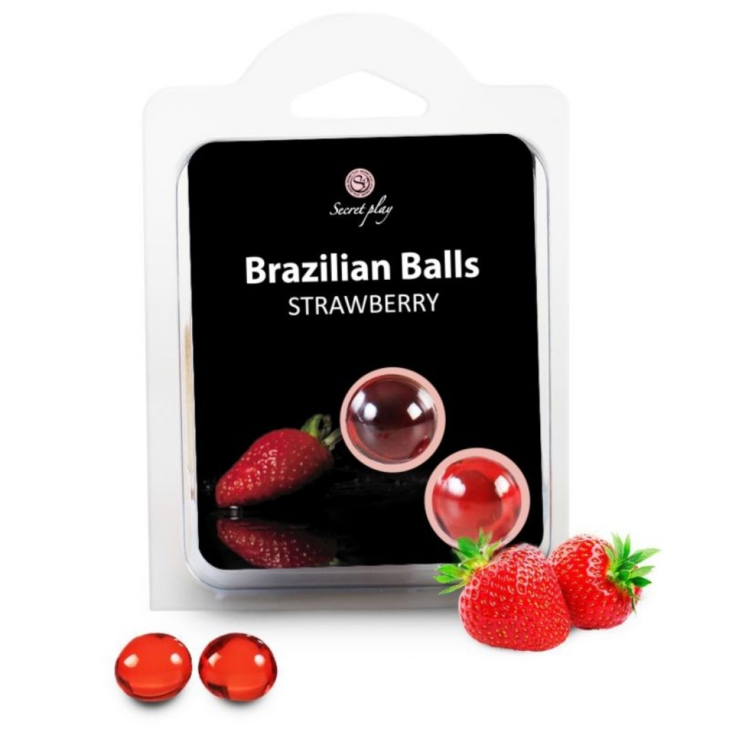 Bolas Secretplay Brazilian Fresas - Set de 2