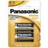 Pack de 2 Pilas Alcalinas C LR14 de Panasonic