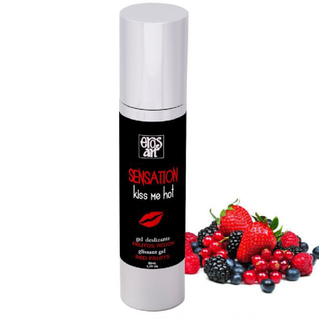 Lubricante Natural Sabor Frutos Rojos 50 Ml