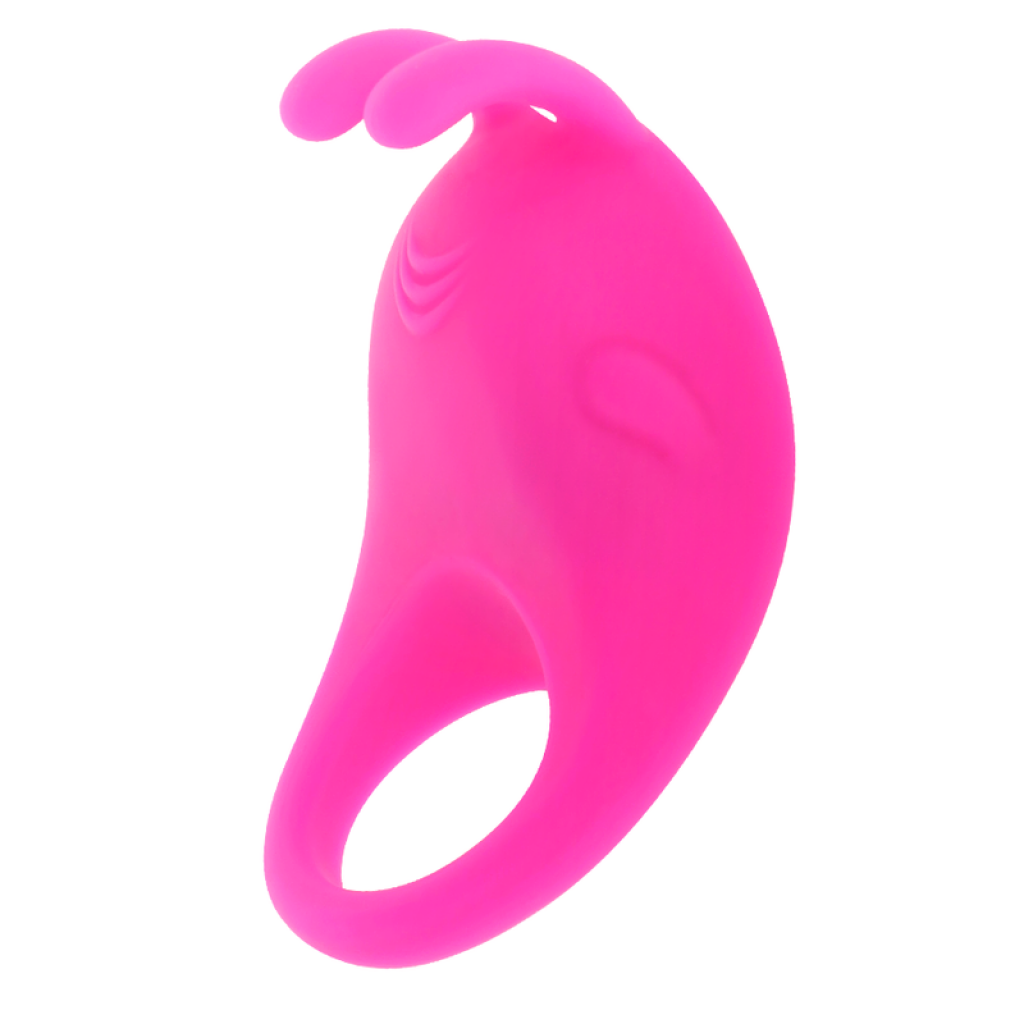 Anillo Vibrador Premium de Silicona Recargable en Rosa