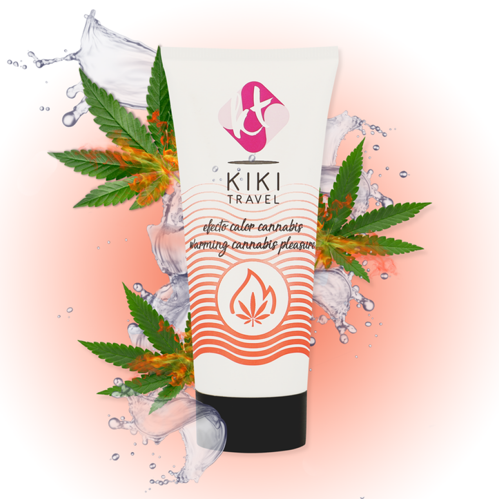 Gel Deslizante Sabor Cannabis con Efecto Calor Intenso 50 ml