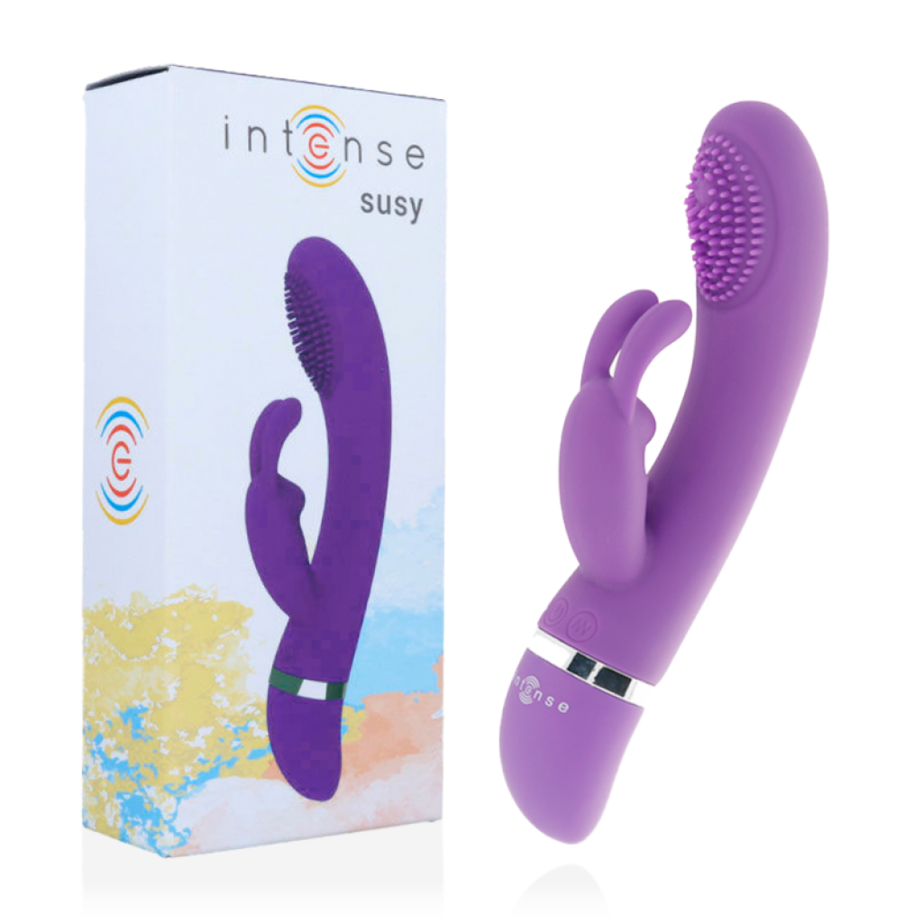 Vibrador Oscilante Silicon Rabbit - Intense Susy