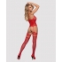 Bodystocking Obsessive F214 Rojo S/M/L