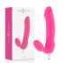 Dildo Vibrador Intenso de Silicona Fucsia con Siete Modos de Vibración