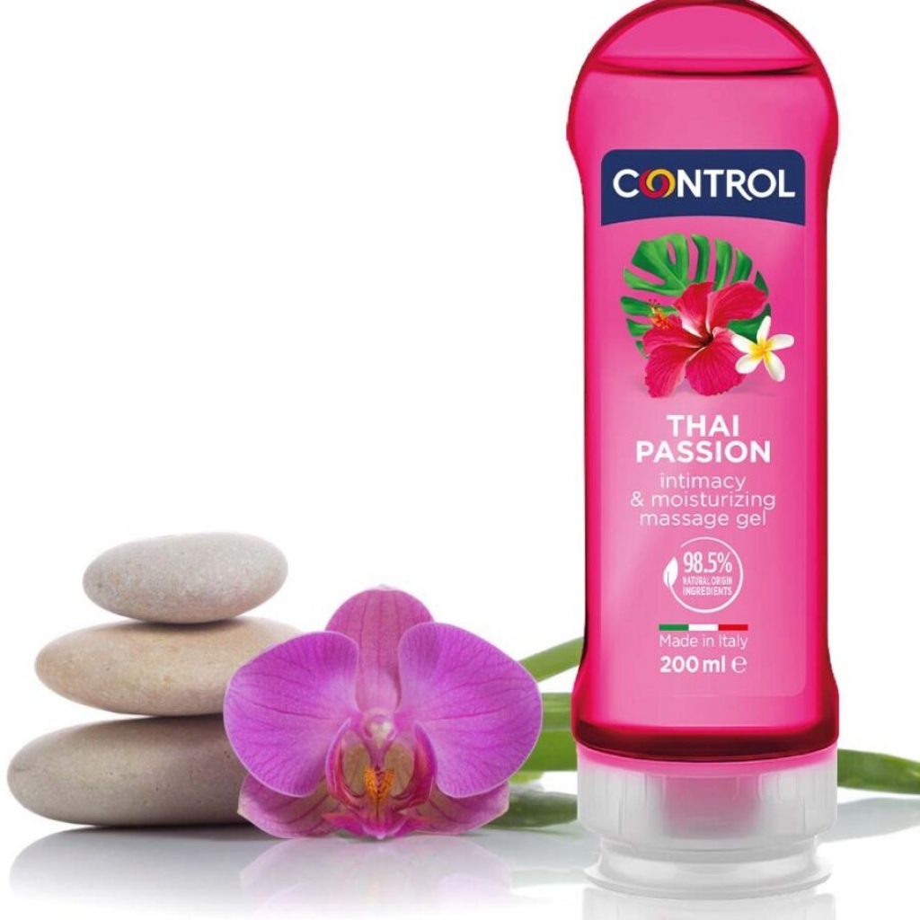 Control 2 en 1 Gel de Masaje Thai Passion 200 ml