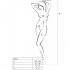 Bodystocking Passion Mujer BS024 - Blanco Talla Única