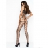 Passion Mujer BS032 Bodystocking Negro Talla Única