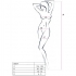 Passion Mujer BS034 Bodystocking Negro Talla Única