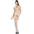 Bodystocking Passion Mujer Bs038 Blanco Talla Única