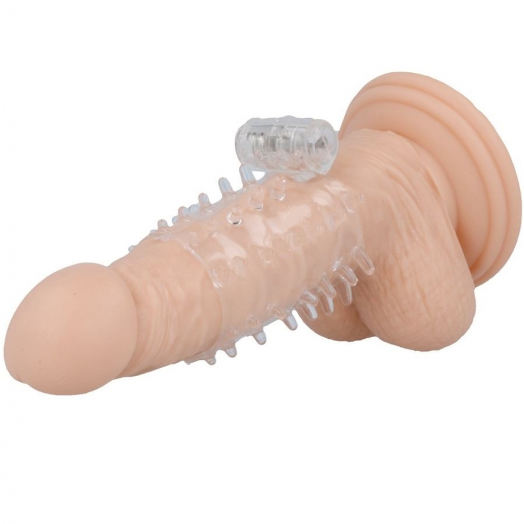 Funda Pene Vibrador Transparente