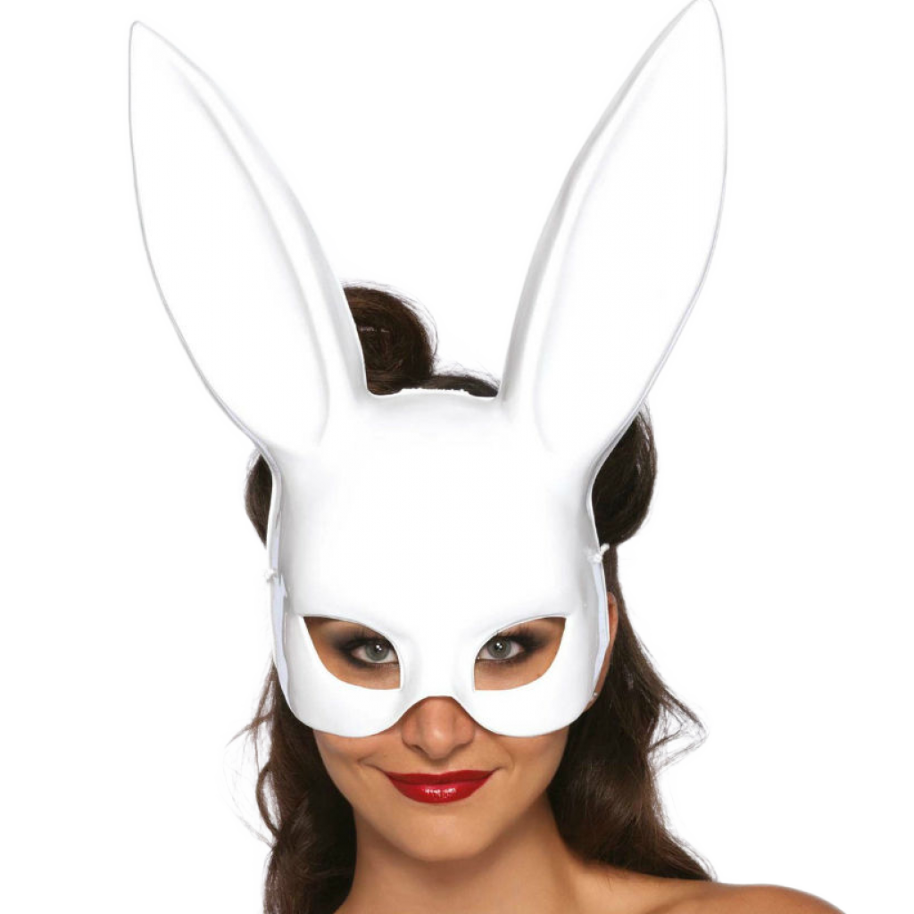 Máscara Leg Avenue Masquerade Rabbit Blanca