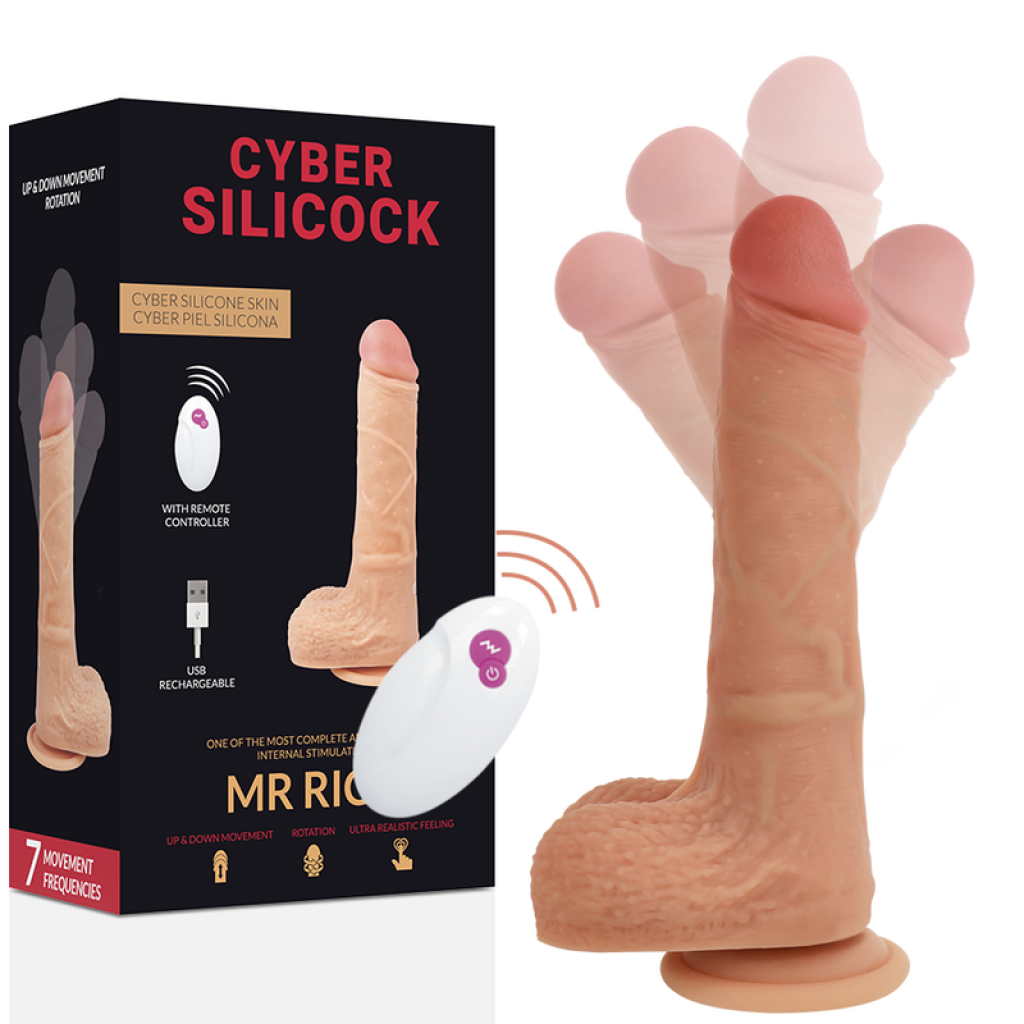 Vibrador Realístico Control Remoto Mr Rick 20.9 Cm