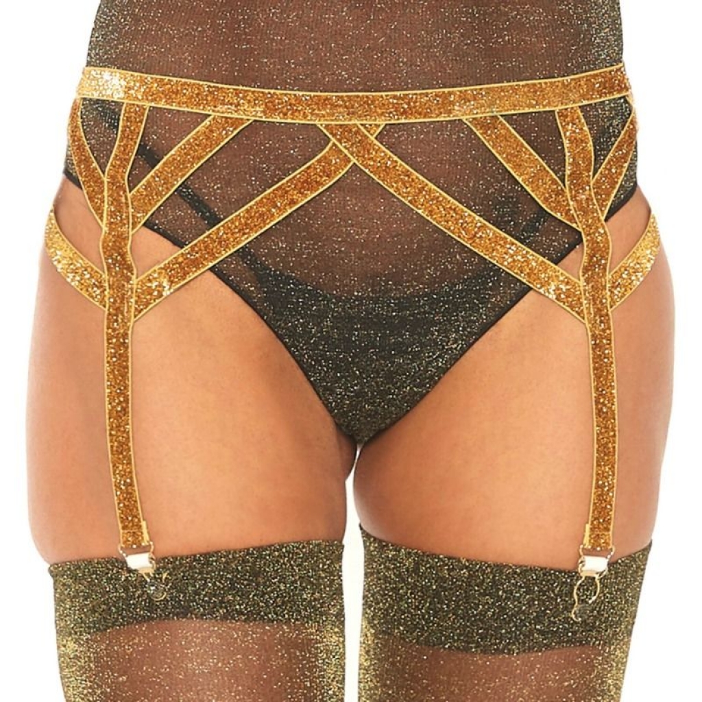 Leg Avenue Liguero Lurex Dorado Talla Única