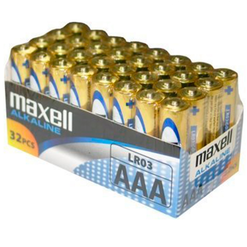 Pila Alcalina AAA LR03 Pack*32 Pilas