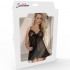 Subblime Babydoll con Lazo y Detalles Brillantes - S/M