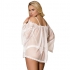 Babydoll Sublime Blanco con Mangas Acampanadas S/M