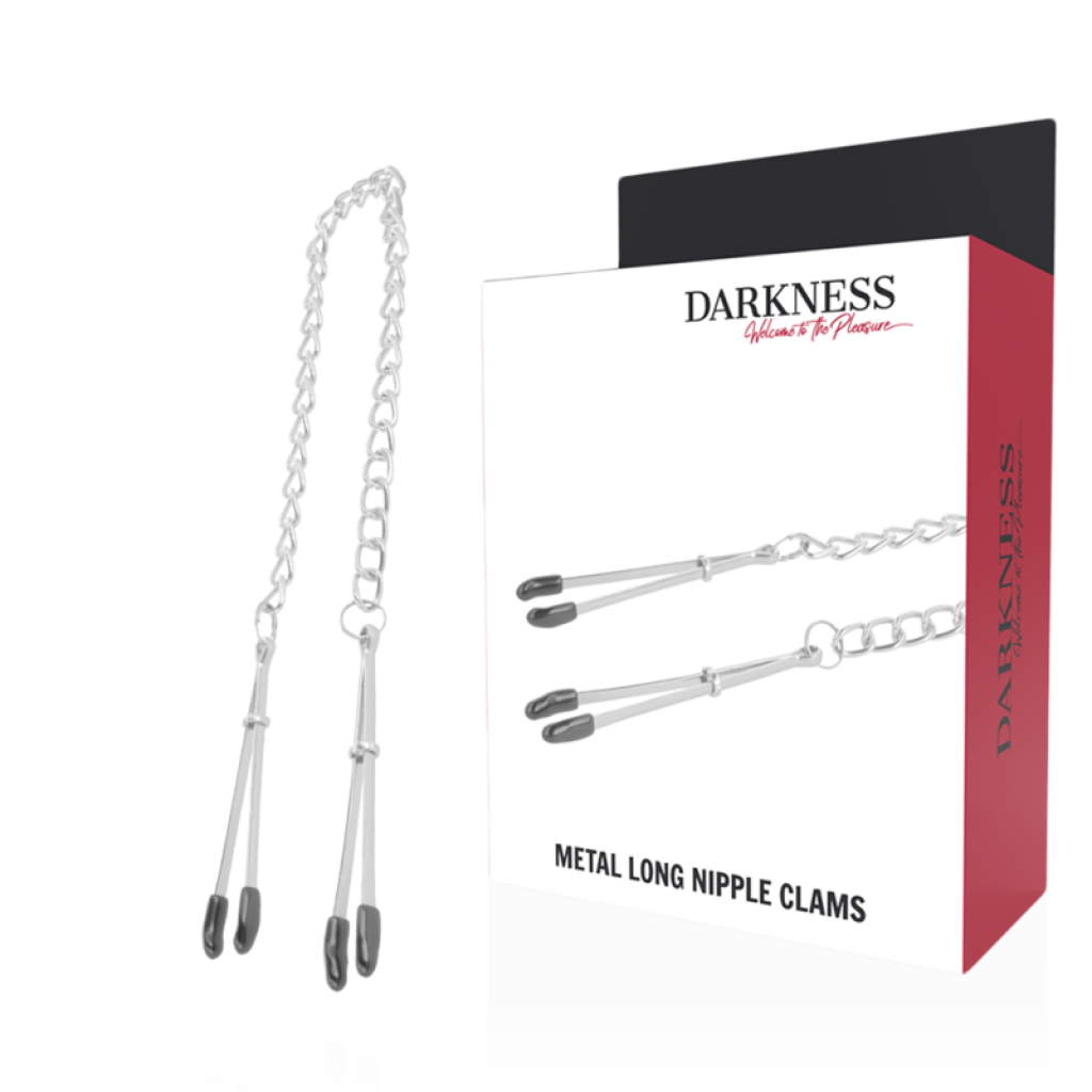 Pinzas Ajustables para Pezones Darkness Metal