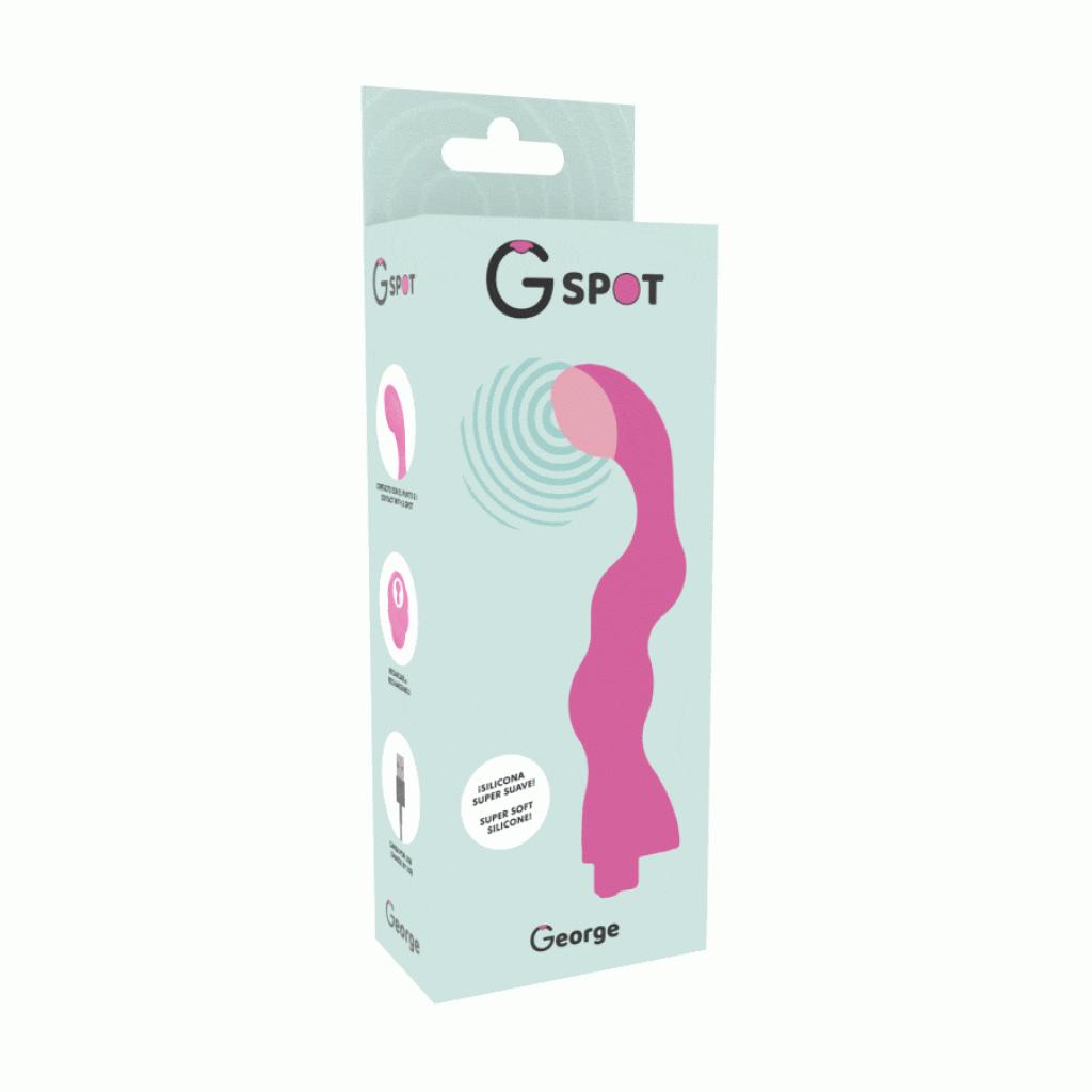 George Vibrador Punto G - Masajeador Pink Chicle