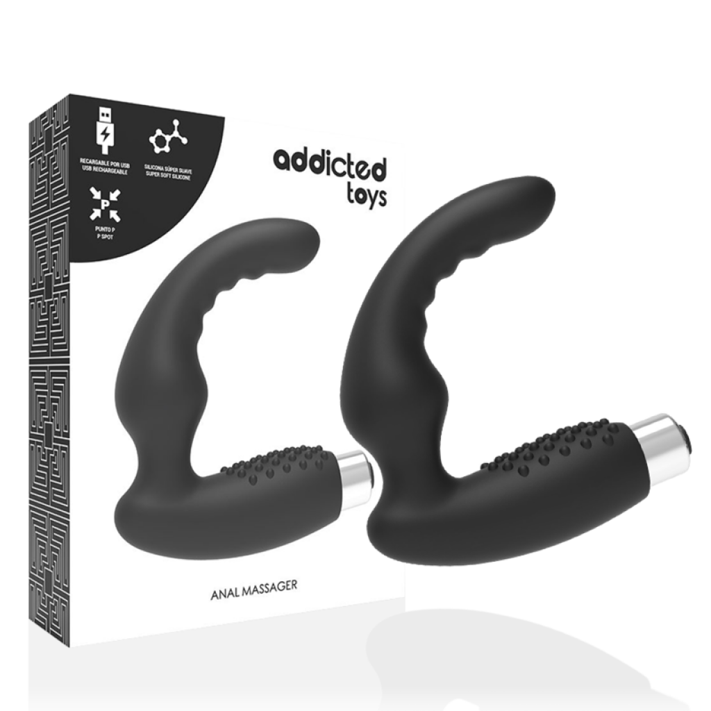 Vibrador Próstático Recargable Model 2 Negro