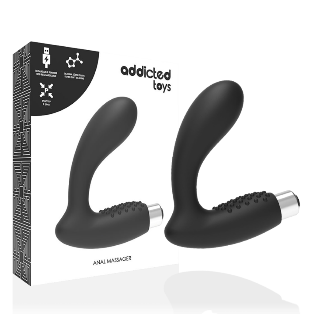 Vibrador Prostático Recargable Modelo 5 Negro