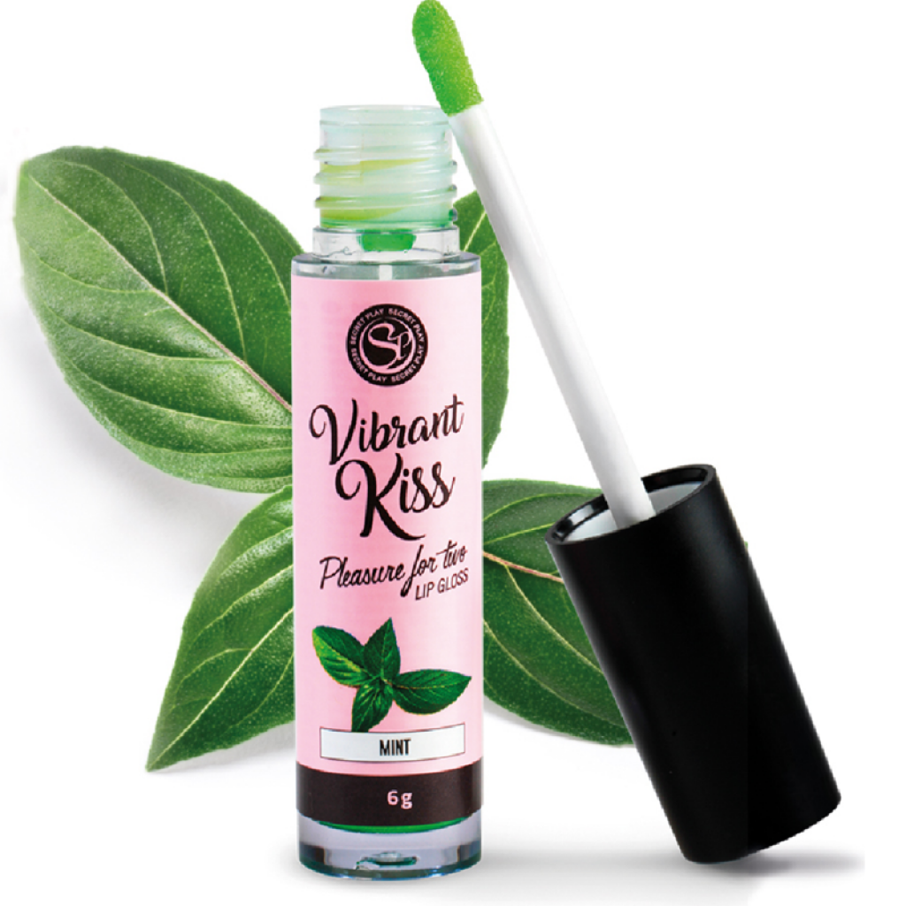 Lip Gloss Vibrant Kiss Menta de Secretplay