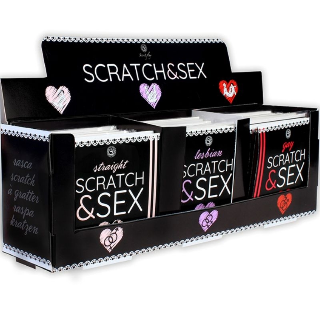 Display de Juegos Scratch & Sex (es/en/fr/pt/de)