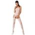 Bodystocking Passion Mujer - BS050 Blanco Talla Única