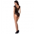 Passion Mujer Bs064 Bodystocking Negro Talla Única