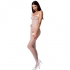 Passion Mujer Bs071 Bodystocking Blanco - Talla Única