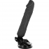 Vibrador Realista Control Remoto Negro 20 Cm