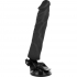 Vibrador Realista Control Remoto Negro 21 cm