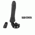 Vibrador Realístico Control Remoto Negro 19.5 Cm