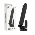 Vibrador Realistico Control Remoto Negro 21 Cm