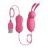 Cute Rabbit Vibrador Potente Rosa USB