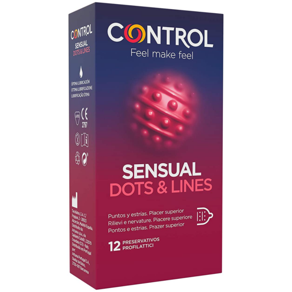 Control Sensual Dots & Lines Preservativos