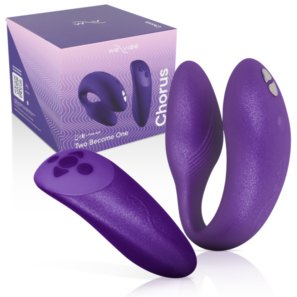 Vibrador Chorus Para Parejas Con Control Squeeze Lila